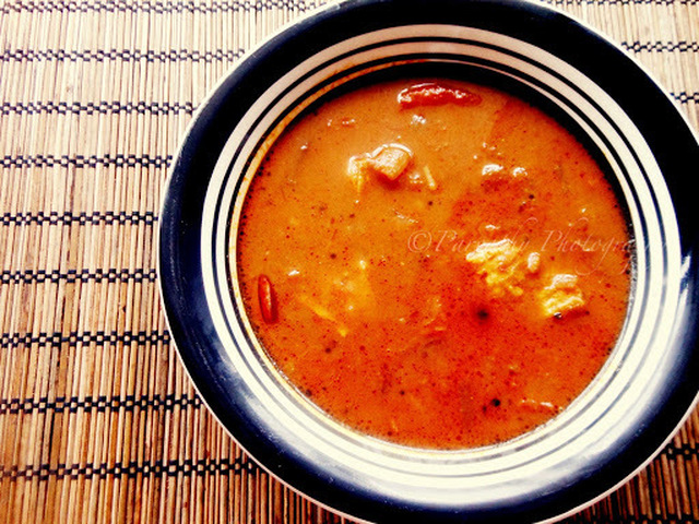 Tamil Nadu Style Fish Curry - Meen Kuzhambu Recipe