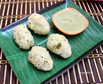 Arisi Upma Kozhukattai / Pidi Kozhukattai / Steamed Rice Dumplings