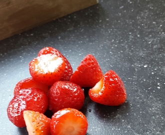 aardbeien ijs (snel en simpel)