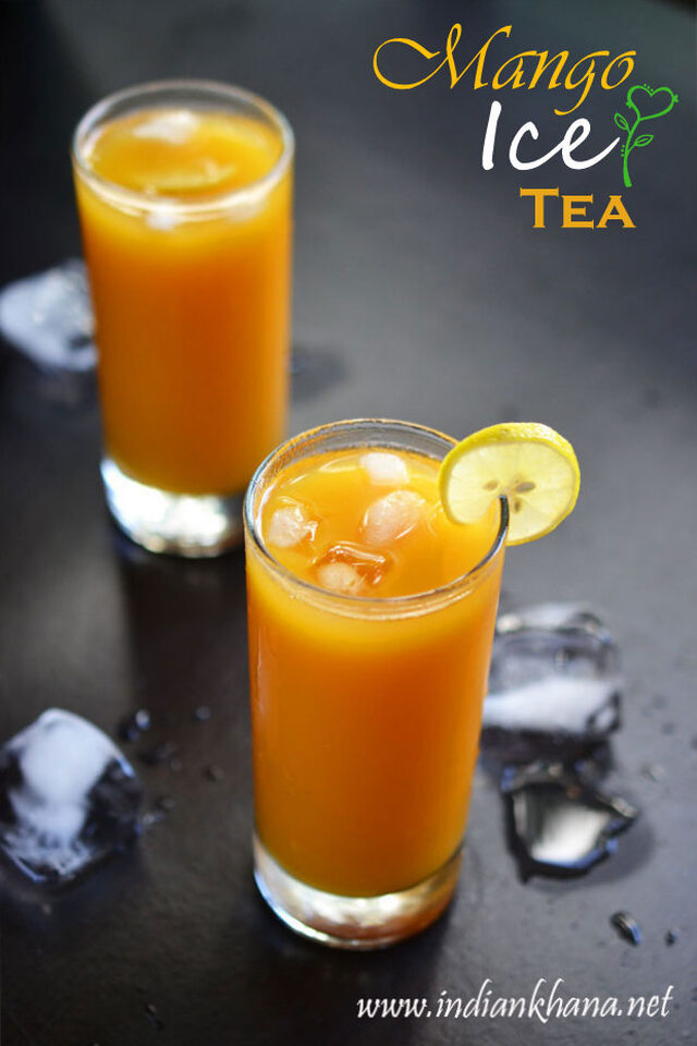 Mango Iced Tea Recipe | How to Make Mango Iced Tea