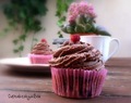 Cupcakes de Nabius amb Frosting de Xocolata / Blueberry Cupcakes with Chocolate Frosting