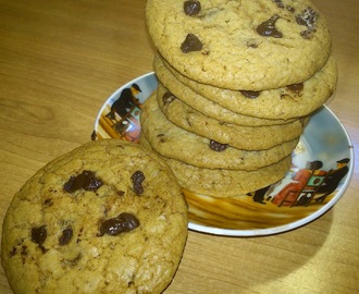 Receta: Cookies con pepitas de chocolate (Tipo Chips Ahoy)