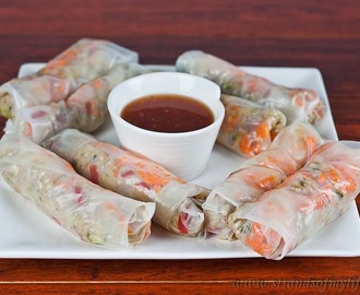 Thai Pork in Rice Papers – gluten-free and low FODMAPs