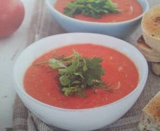 Geroosterde tomatensoep met kruiden