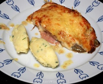 Witlof met ham en kaas uit de oven