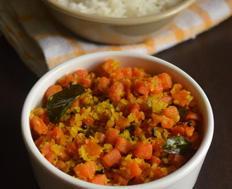 Carrot Thoran | Kerala Carrot Thoran Recipe | Onam Sadhya Recipes