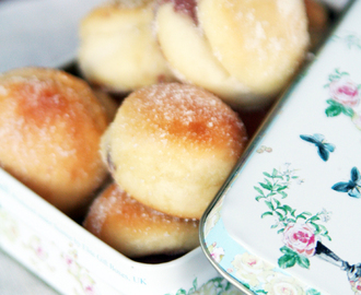 Baked marmelade donuts - μικρά ντόνατς γεμιστά με μαρμελάδα
