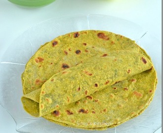 Palak/Spinach Phulka – How to make Palak Chapati