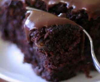 O mais fácil bolo de chocolate do mundo