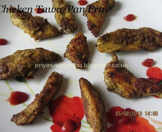 Chicken Tawa/Pan Fry – in two simple steps