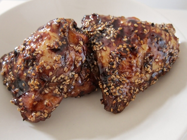 Sweet Balsamic Baked Chicken Thighs