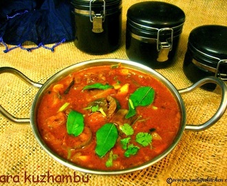 Kathirikai Kara Kuzhambu / Spicy Brinjal Curry / Easy Kara Kuzhambu / Puli kuzhambu Recipe