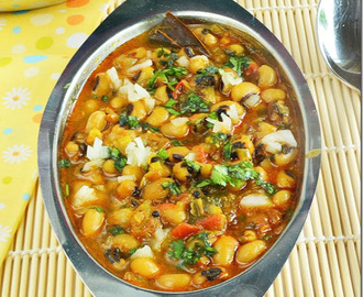 Lobia Masala - Black-eyed Bean Curry - Chavlichi Bhaji