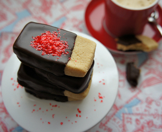 Chilli Chocolate Dipped Coffee Biscuits