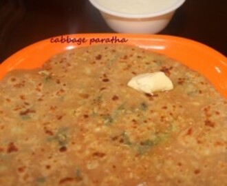Cabbage paratha