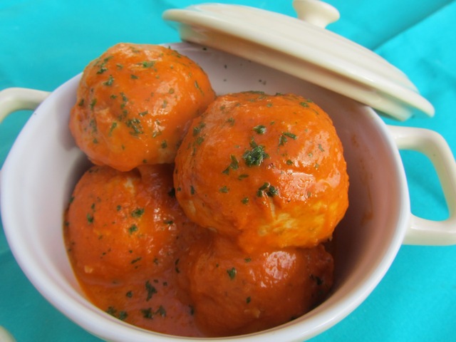 Albóndigas de pavo en salsa de tomate