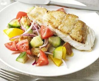 Salade met Pikante Vis