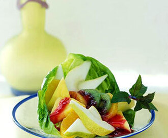 Fruitsalade met Cranberrydressing