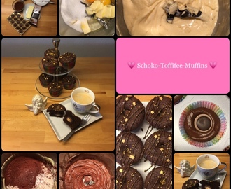 😊 Fixe 💗 Schoko-Muffins mit Toffifee-Überraschung 💗 … schokoladig lecker 🍫👍🏼