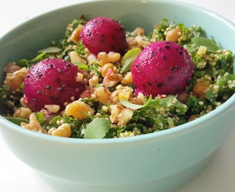 RECEPT: Proteïne Power Salade met boerenkool, quinoa en honny cress