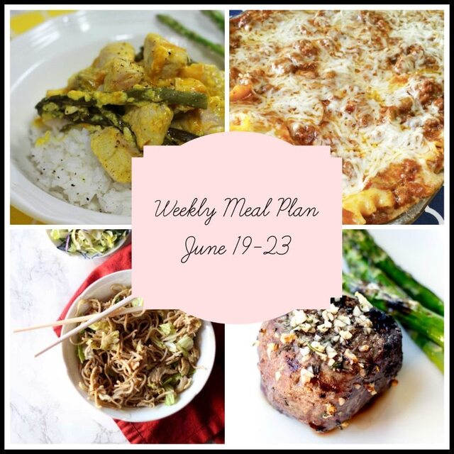 5 Nights of Father’s Favorites: Meal Plan Week of June 19-23