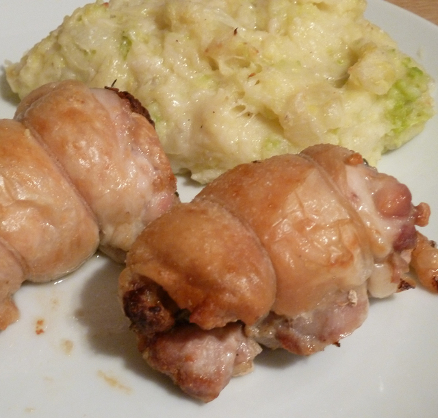 Rumbledethumps With Stuffed Chicken Thighs