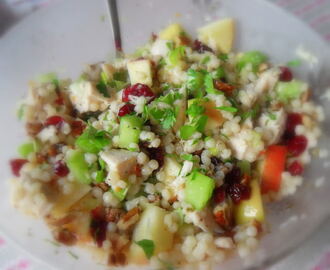 A Salad of Chicken, Couscous and Fruit