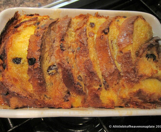 Bread and Butter Panettone Pudding - recipe