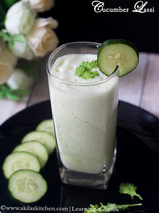 Cucumber Lassi | Easy Indian Lassi Recipes | Namkeen Kheera Lassi | Cucumber Yogurt Drink | Summer Special Recipes | North Indian Recipes | Welcome drinks | Party Drinks