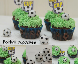 Fotball cupcakes