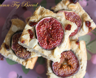 Fig fruit Autumn Breakfast Bread ~ no butter & gluten free