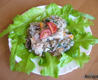Pohankové rizoto s hlívou a zeleninou