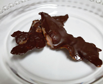 Paleo lavkarbo snacks: Sjokoladetrukket bacon