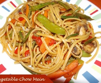 Vegetable Chow Mein Recipe / Chinese Noodles