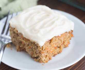 Carrot Cake with Whipped Cream Cheese Frosting