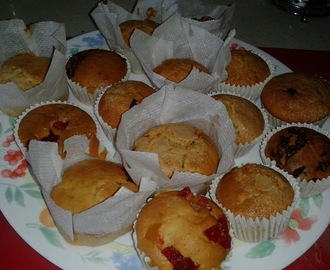 Muffins de Frutas y Chocolate