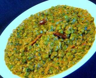 Methi Malai Mater (Fenugreek Leaves & Green Peas in Creamy Sauce)