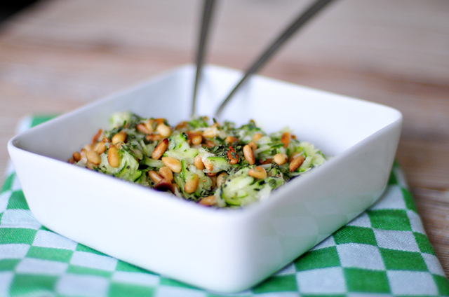Courgette salade