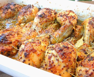 Pernilets de pollastre amb mel i mostassa - Jamoncitos de pollo con miel y mostaza