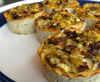 Muffins de coliflor con relleno 'veggie'