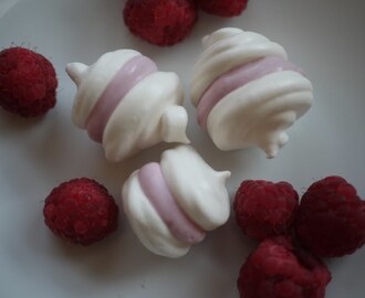 Great British Bake Off and Raspberry Mousse Meringue Kisses