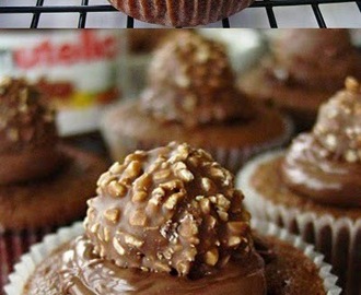 Brownies de xocolata i Ferrero Rocher