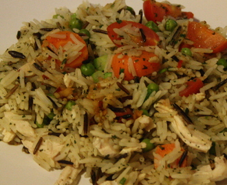 Oriental Chicken & Wild Rice Summer Salad