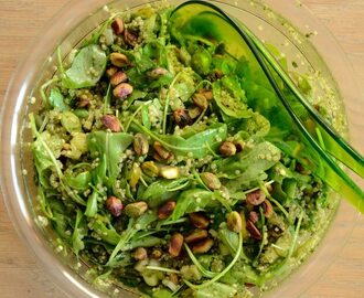 Quinoa salade met groene kruiden