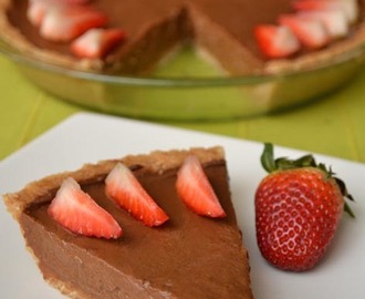 Torta de Mousse de Chocolate "Cruda" (Receta GFCFSF, Vegana, RAW)