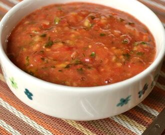 Sopa de Tomate y Mango "Viva" (Receta SCD, GFCFSF, Vegana, RAW, Gerson)