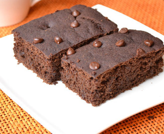 Brownies Sin Huevos Bajos En Grasa (Receta GFCFSF, Vegana)