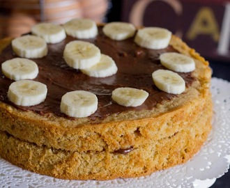 Don't Try This At Home - Banana Layer Cake with Chocolate Fudge