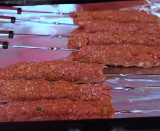 Mutton Sheekh Kebab  l  Kukskitchen : as spicy as u want them to be :-)
