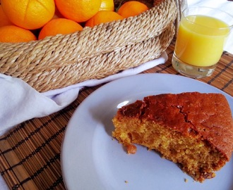 Κέικ με πορτοκάλι και σταφίδες (νηστίσιμο)